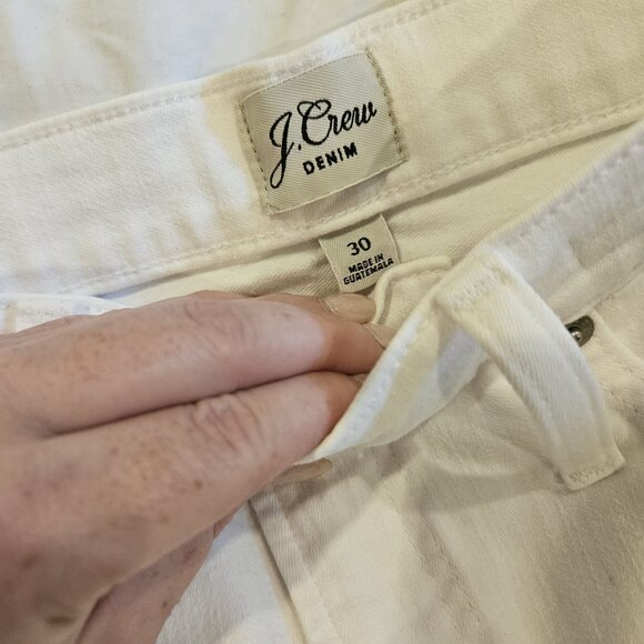J. Crew White "Toothpick" Jeggings - Picture 2 of 9